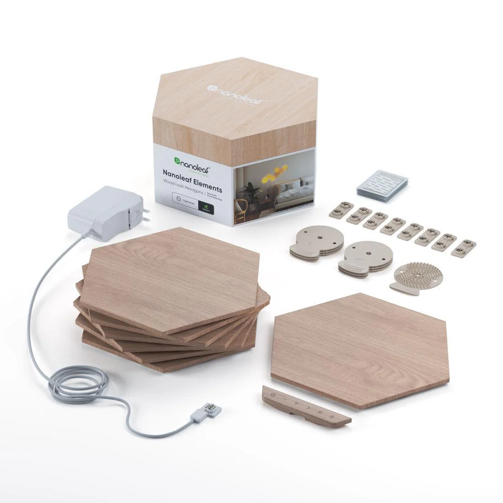 Elements Smarter Kit (7 Panels) | Birchwood Hexagons - Image 5